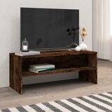 vidaXL TV ormarić boja dimljenog hrasta 100x40x40 cm konstruirano drvo Cijene