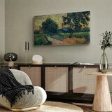  Slika - Vincent Van Gogh – Landscape with the Chateau of Auvers at Sunset 120x60 Akustična | shoptok.hr