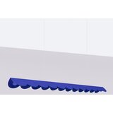 Thoro Temno modra aluminijasta LED viseča svetilka BISCUIT &amp;ndash; Slike