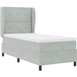 Krevet s opruga kutije Svijetlo siva 190 x 90 cm Baršun | Eponuda.com