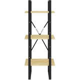 Ormarić za knjige s 3 razine 40 x 30 x 105 cm masivna borovina | Eponuda.com