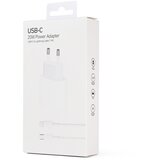  kućni punjač pd fast charger 20W za iphone 11-14 sa pd lightning kablom ce beli u