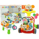  hodalica za bebe 2u1 sa zvučnim efektima - crvena | Shoptok.si