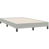  Okvir kreveta bez madraca svijetlo sivi 120x220 cm baršun | shoptok.hr