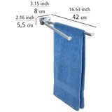 Wenko 17875100 - držač peškira basic 42x8 cm od nerđajućeg čelika, srebrne boje | Eponuda.com