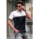 Madmext Black Zippered Polo Neck Sweater Men's T-Shirt 5731 Cene