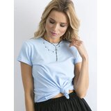 BASIC Feel Good T-shirt-RV-TS-4623.96-light blue | Shoptok.si