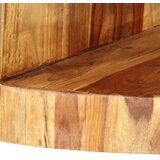  Okrugli stolić za kavu 65 x 30 cm od masivnog drva akacije | shoptok.hr