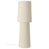 Bijela stolna lampa od boucle tkanine (visina 58 cm) Philo –