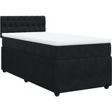 vidaXL spring krevet s madracem crni 80 x 200 cm baršunasti | shoptok.hr