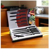  Set Cheffinger set od 6 noževa CF-MB03 i Tchibo stolnjak Cene