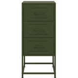  Noćni ormarići 2 kom maslinastozeleni 36x39x78 cm čelični | Eponuda.com