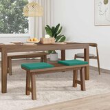  Jastučić za klupu 2 kom. Baršun Tirkizna Dubina 35 cm | shoptok.hr