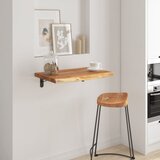Maison Chic Stenska polica - Viseča Polica 70x40x2,5 cm pravokotna akacija naraven rob, (21793937) | Shoptok.si