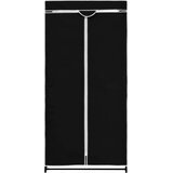 vidaXL 282437 Wardrobe Black 75x50x160 cm | shoptok.hr