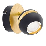 Eglo nocito reflektor/1, led, 1x3,3w, 240lm, zlatna/crna | shoptok.hr