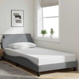  Okvir za krevet Dover svjetlosivi 100x200 cm od tkanine | Eponuda.ba