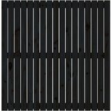  Zidno uzglavlje crni 108x3x110 cm od masivne borovine | shoptok.hr
