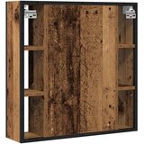 Ormarić za kupaonsko ogledalo staro drvo 60x16x60 cm inženjerski drvo | shoptok.hr