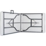  Sklopivi vrtni stol bijeli 180 x 72 x 72 cm HDPE | Eponuda.ba