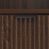 vidaXL Visoka kopalniška omara z vrati Rjavi hrast 31.5 x 33 x 190 cm, (5000064358) | Shoptok.si