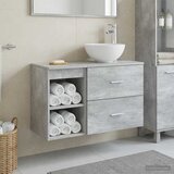  Set namještaja za kupaonicu 2 pcs Betonska siva | shoptok.hr