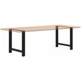  Noge za blagovaonski stol Crne 2 kom 70 x (72-73) cm Čelik | shoptok.hr