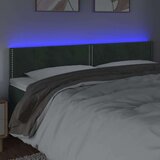  Posteljno vzglavje temno zeleno 180x5x78/88 cm žamet, (20934004) | Shoptok.si