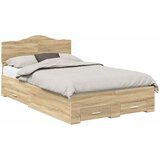  Krevetna konstrukcija s ladicama Sonoma hrast 135 x 190 cm | shoptok.hr