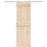 vidaXL Pribor za klizna vrata od nehrđajućeg čelika 183 cm srebrni | shoptok.hr