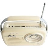 SILVA Schneider UKW Prijenosni radio Mono 1965 AUX, USB Mogućnost punjenja Bež boja | Eponuda.ba