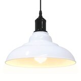 VISILICA podesiva po visini E27 sjajno bijela Ø 31 cm metal | shoptok.hr
