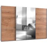MID.YOU OMARA Z DRSNIMI VRATI, bela, barve hrasta | Shoptok.si