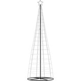 vidaXL Osvetljena novoletna jelka stožec 550 LED toplo bela 304 cm | Shoptok.si