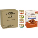 JUMBO pakiranje Gourmet Gold 96 x 85 g - Gold Terrine 96 x 85 g S povrćem + Soup Royale Riblji izbor 48 x 45 g Cijene