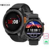 Forever Pametna ura FOCUS SW-900, GPS, 1.43" AMOLED, BT, Android + iOS, črna (Midnight Black), (5000351400) Cene