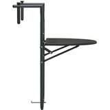 Viseći balkonski stol smeđi 60 x 64 x 83,5 cm plastični | Eponuda.ba
