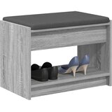  Klupa za hodnik s jastukom Sivi Sonoma 63 x 38 x 45 cm | shoptok.hr
