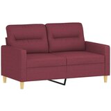  Dvosjed od tkanine crvena boja vina 120 cm | shoptok.hr