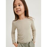 Reserved - Majica z dolgimi rokavi in aplikacijo - Zelena | Shoptok.si