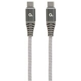 Gembird CC-USB2B-CMCM60-1.5M 60 W Type-C Power Delivery (PD) premium charging & data cable, 1.5m | ePonuda.com