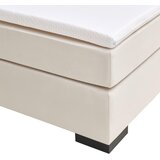 MID.YOU POSTELJA BOXSPRING 180 cm x 200 cm , leseni material krem barve | Shoptok.si
