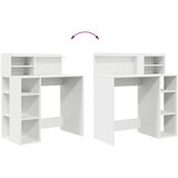  Stol s policom Bijelo 90 x 48 x 101,5 cm Konstruirano drvo | shoptok.hr
