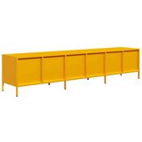vidaXL TV ormarić senf žuta 202x39x43,5 cm hladno valjani čelik | shoptok.hr