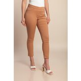 Fenzy Plus Size Oprijete Bombažne Hlače, Kamelje | Shoptok.si