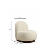 Atelier Del Sofa Tina Bouclet fotelja, bijela | Eponuda.ba