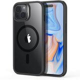 ESR Classic Hybrid HaloLock ovitek za iPhone 15 Plus - prozorno črna | Shoptok.si