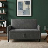 SOFA s pohranom Tamnosiva 122 x 78 x 87 cm Poliester | shoptok.hr