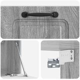 TV Omarica za TV, ki jo lahko montiraš na steno Siva Sonoma, (5000220384) | Shoptok.si