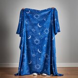 Sassy B Modro pregrinjalo iz mikropliša 200x240 cm Astrology – | Shoptok.si